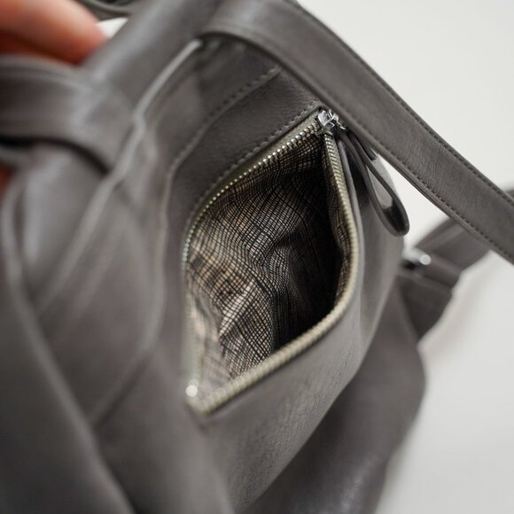 Madison West Vegan Leather Backpack - Picture 3 of 10